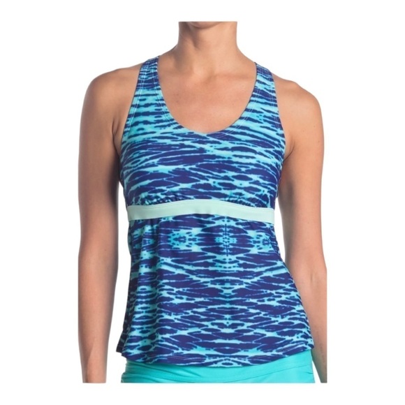 Adidas Swim Adidas Nouveau Tankini Top NWOT - Picture 1 of 6